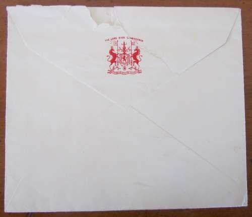 HOLYROODHOUSE PURSE BEARER DEPT. THE LORD HIGH COMMISSIONER EDINBURGH 1964 ROYALTY ROYAL MAIL.