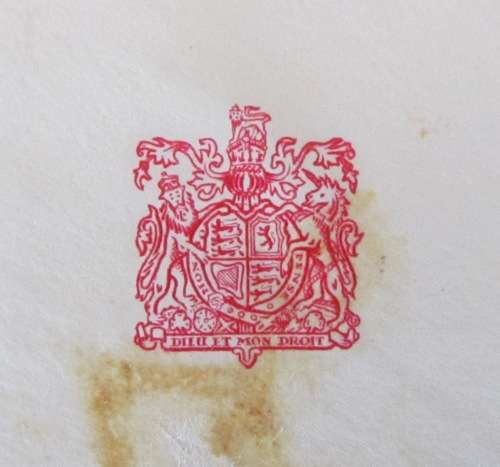 LORD CHAMBERLAIN`S OFFICE ST. JAMES PALACE LONDON to UXBRIDGE 1954 SQUADRON LEADER HORSLEY