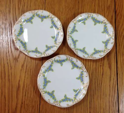 Rosenthal Germany Classic Rose Collection 3 x Trinket Pin Dishes Small Bowls