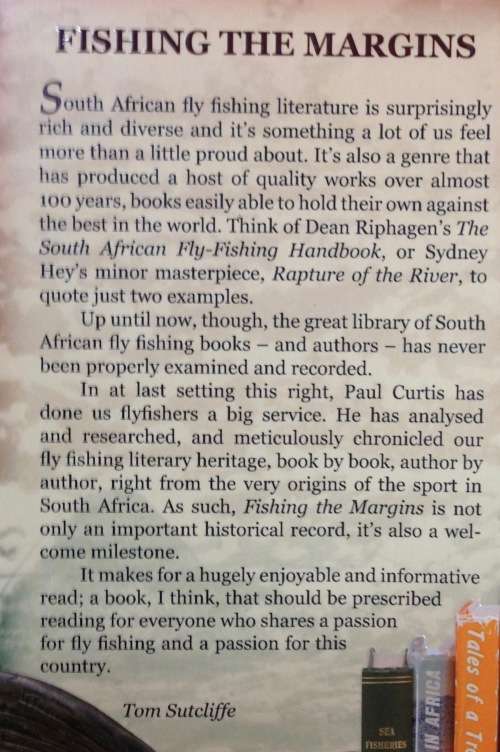 BOOK=FISHING THE MARGINS=FLY FISHING SOUTH AFRICA=PAUL CURTIS=2005.