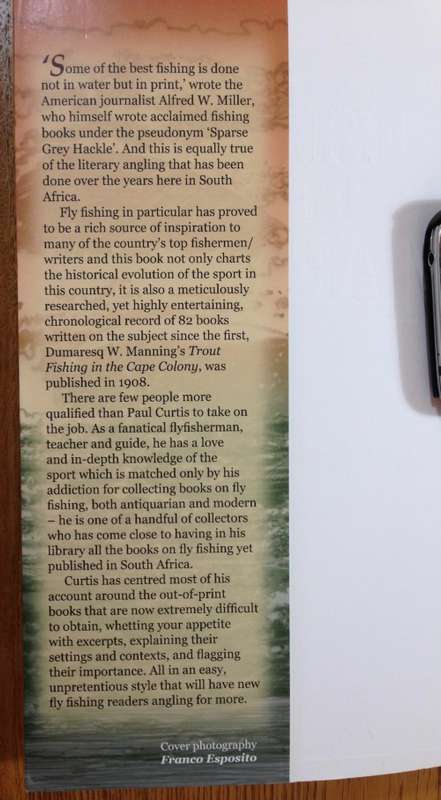 BOOK=FISHING THE MARGINS=FLY FISHING SOUTH AFRICA=PAUL CURTIS=2005.