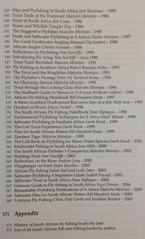 BOOK=FISHING THE MARGINS=FLY FISHING SOUTH AFRICA=PAUL CURTIS=2005.