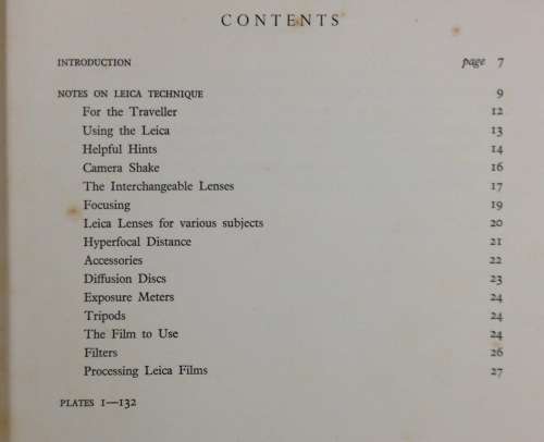 BOOK THE WORLD OF THE LEICA PHILIP JOHNSON 1950 PHOTOGRAPHY CAMERA RARE ITEM!!!!