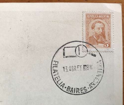 ANTARCTIC CARD FILATELIA BAIRES ARGENTINA TENIENTE CAMARA 1959 PENGUIN.