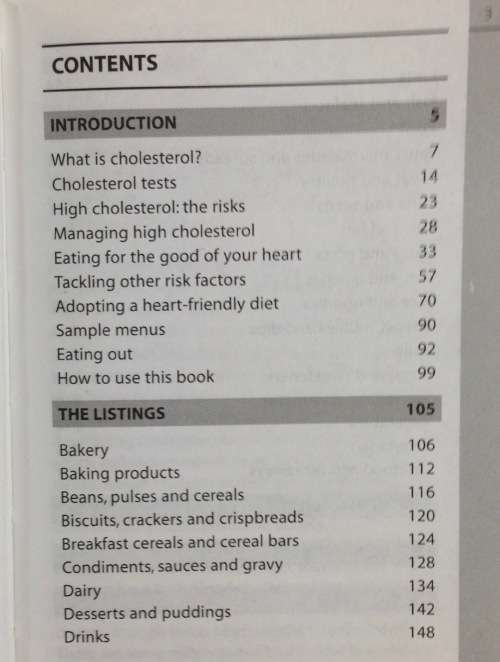 CHOLESTROL COUNTER COLLINS GEM KATE SANTON 2007 Understanding tips advise foods graphs lots of info!