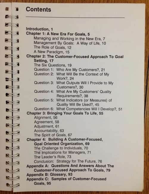 Performance goals that help you manage OUTPUTS, not ACTIVITIES PATRICIA A. MACLAGAN SAB 1991.