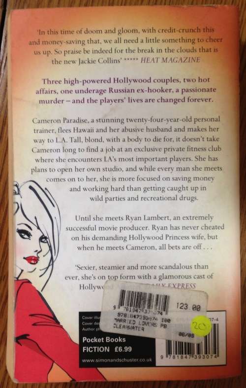 MARRIED LOVERS JACKIE COLLINS NOVEL HOLLYWOOD AFFAIRS HAWAII SURFERS MURDER PERSONAL TRAINER.