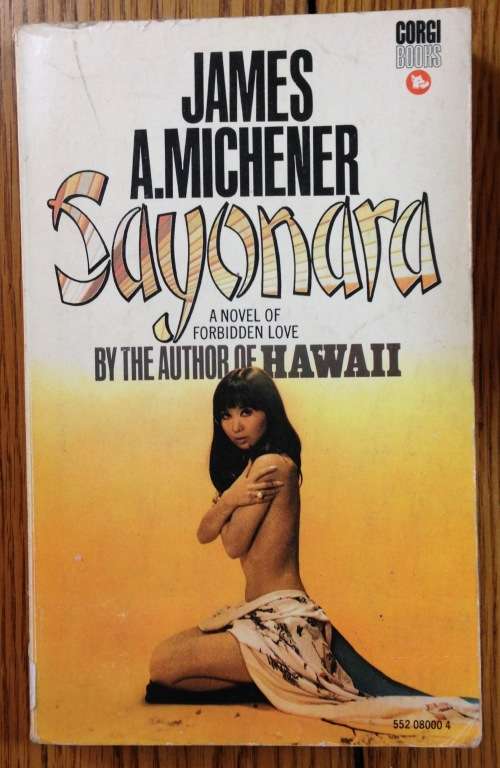 SAYONARA JAMES MICHENER WAR LOVE JAPAN USA NOVEL