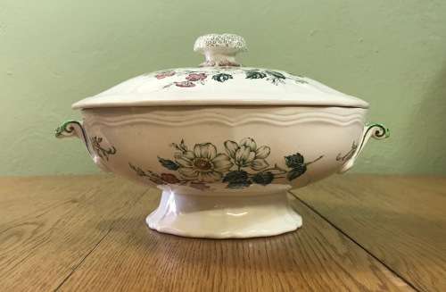 COPELAND SPODE=SYLVAN=ENGLAND=TUREEN and LID=FLOWERS and LEAVES=FLORAL=Please read notes......