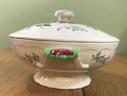 COPELAND SPODE=SYLVAN=ENGLAND=TUREEN and LID=FLOWERS and LEAVES=FLORAL=Please read notes......