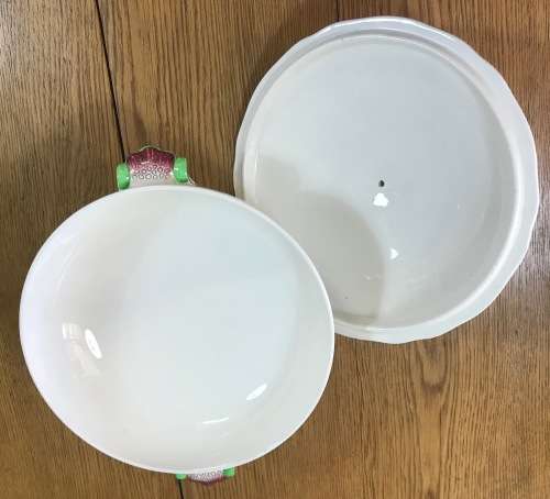 COPELAND SPODE=SYLVAN=ENGLAND=TUREEN and LID=FLOWERS and LEAVES=FLORAL=Please read notes......