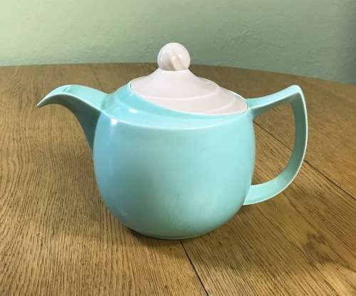 TEA SET - BRANKSOME ENGLAND TEA SET 5 x TRIO`s CREAMER SUGAR TEAPOT CAKE PLATE ART DECO!!