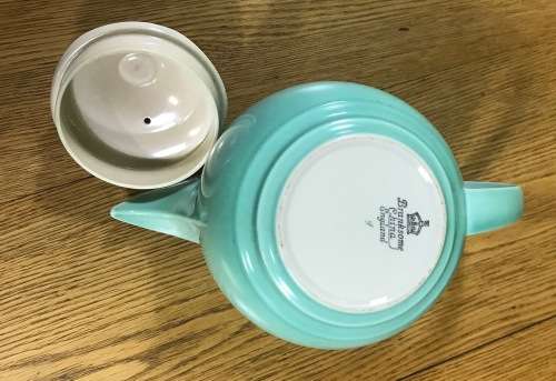 TEA SET - BRANKSOME ENGLAND TEA SET 5 x TRIO`s CREAMER SUGAR TEAPOT CAKE PLATE ART DECO!!