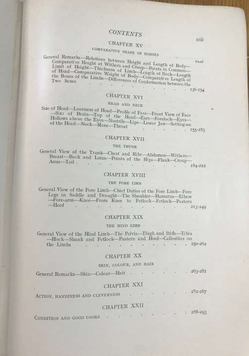 POINTS of the HORSE CAPTAIN M.H. HAYES 1922 4th EDITION NEW IMPRESSION HURST and BLACKETT ENGLAND.