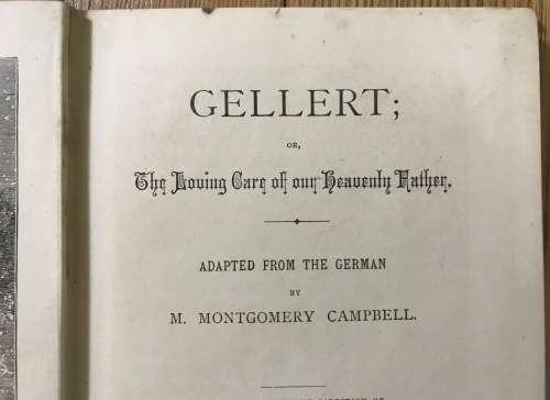 GELLERT The Loving Care of Our Heavenly Father Montgomery Campbell Society for Christian Knowledge.