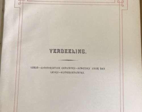 HUBERT ELFFERS Bloemen In Het Kaapland Geplukt 1885 1st EDITI0N PAUL SOLOMON CAPE TOWN POETRY DUTCH.