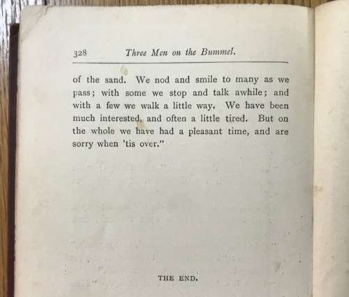 THREE MEN ON THE BUMMEL JEROME K. JEROME 1900 BRISTOL ARROWSMITH 3/6 Series Volume XXXVI 1st Edition