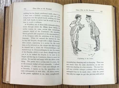 THREE MEN ON THE BUMMEL JEROME K. JEROME 1900 BRISTOL ARROWSMITH 3/6 Series Volume XXXVI 1st Edition