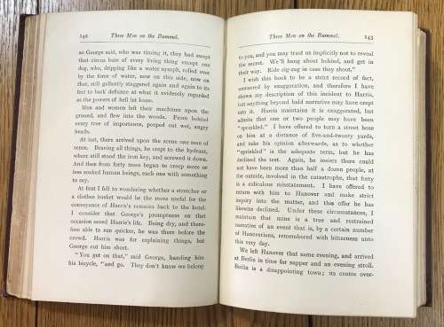 THREE MEN ON THE BUMMEL JEROME K. JEROME 1900 BRISTOL ARROWSMITH 3/6 Series Volume XXXVI 1st Edition