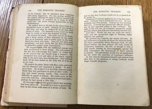 The Romantic Tragedy F. E. Mills Young A Tale of the Diamond Digging 1933 BOOK