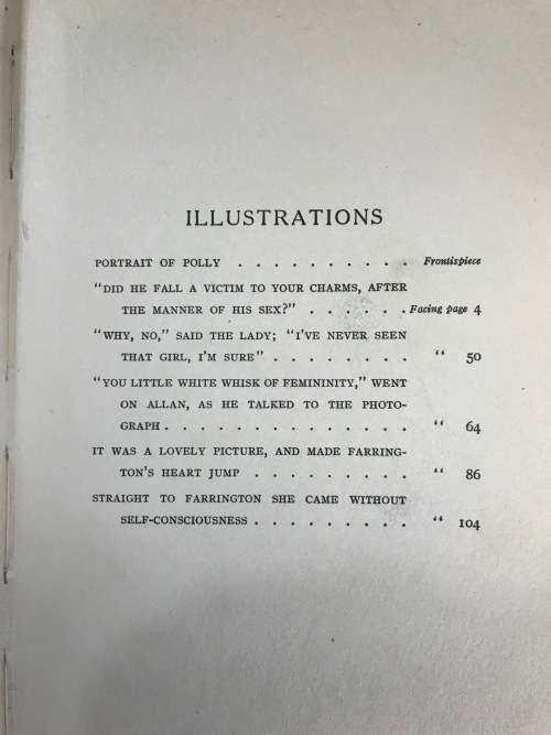 The Pictures of Polly Mary King Courtney 1st Edition Hardcover 1912.