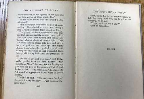 The Pictures of Polly Mary King Courtney 1st Edition Hardcover 1912.