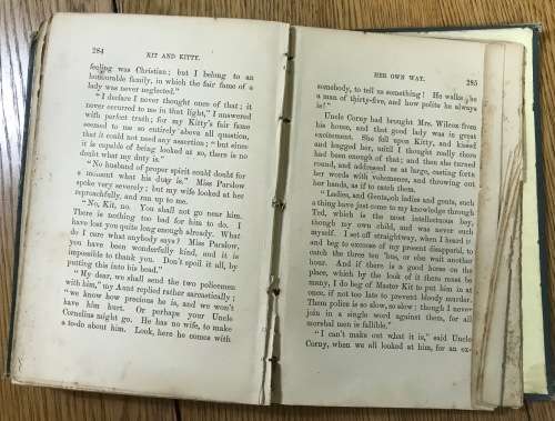 Kit and Kitty A story of West Middlesex Vol. 3 Richard Doddridge Blackmore 1890.