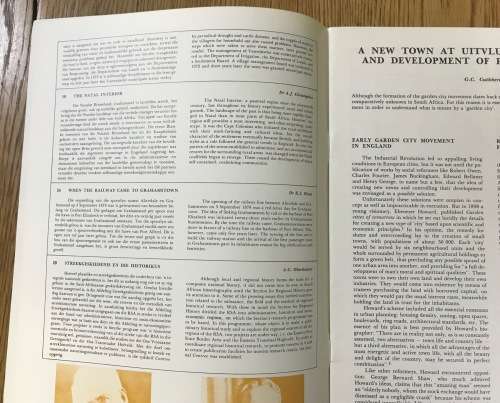Contree Journal for South African Urban and Regional History Magazine No. 6 JULY 1979 Geography.