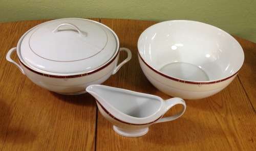 DINNER SERVICE=LIMOGES=SCALA RUBIS=PHILIPPE DESHOULIERES=10 place setting=101 piece=MAGNIFICENT!!!!!