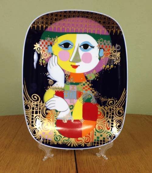 ROSENTHAL 1001 ARABIAN NIGHTS STUDIO LINIE Germany JUBILEE 100 YEARS LARGEWALL DISPLAY PLATE PLATTER
