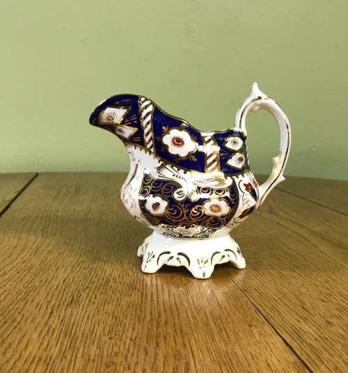 MAGNIFICENT IMARI TEA SET 40pc STEPHEN CLIVE? DERBY STYLE ENGLAND 12x TRIOS 2x CAKE Large MILK SUGAR