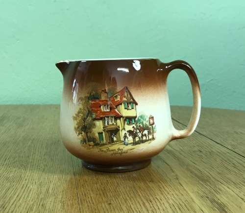 JUG PITCHER CROWN DEVON COACHING DAYS 1930-65 ENGLAND.