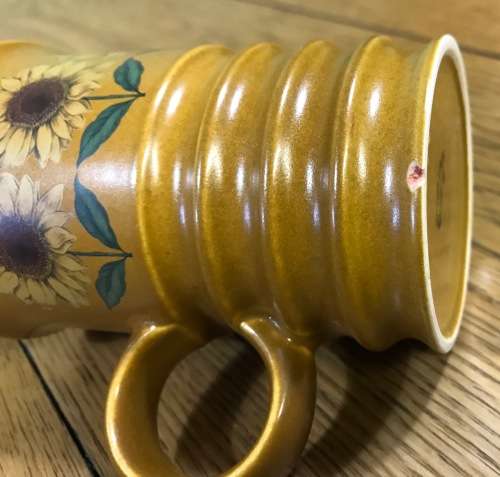 COFFEE SET=CARLTONWARE=CARLTON WARE=ART DECO=RETRO=SUNFLOWER DESIGN=2922=1960-70=14 pieces=UNUSUAL!!