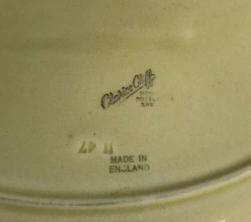 CLARICE CLIFF OVAL PLATTER NEWPORT POTTERY HONEYDEW PATTERN FLOWER RHODANTHE HANDPAINTED ENGLAND!!!