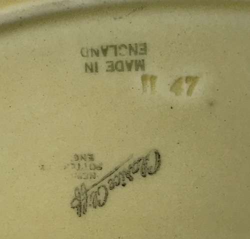 CLARICE CLIFF OVAL PLATTER NEWPORT POTTERY HONEYDEW PATTERN FLOWER RHODANTHE HANDPAINTED ENGLAND!!!
