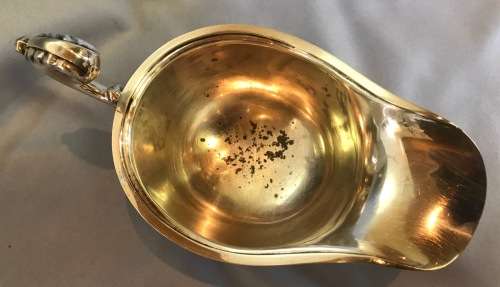 GRAVY BOAT=STERLING SILVER=DEAKIN & FRANCIS=1937=BIRMINGHAM=ENGLAND=151,6g=Read notes.......