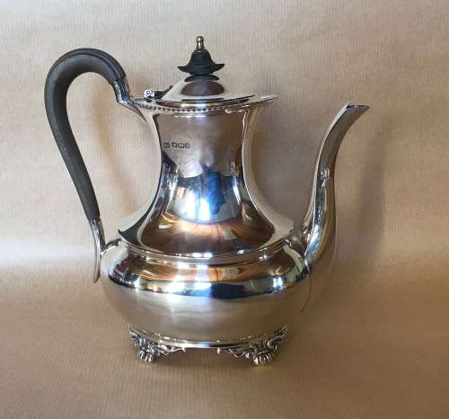 STERLING SILVER HALLMARKED TEA SET=SHEFFIELD=ATKIN BROS=MAPLES & Co.=1913/16=ENGLAND=TEAPOT=ANTIQUE!