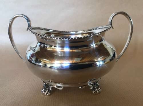 STERLING SILVER HALLMARKED TEA SET=SHEFFIELD=ATKIN BROS=MAPLES & Co.=1913/16=ENGLAND=TEAPOT=ANTIQUE!