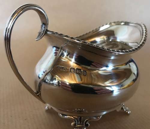STERLING SILVER HALLMARKED TEA SET=SHEFFIELD=ATKIN BROS=MAPLES & Co.=1913/16=ENGLAND=TEAPOT=ANTIQUE!