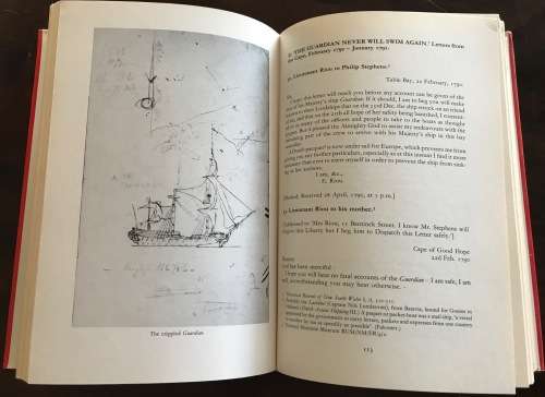 THE LAST VOYAGE OF THE GUARDIAN=LIEUTENANT RIOU=COMMANDER=1789-91=VAN RIEBEECK SOCIETY=1990=VRS 20.