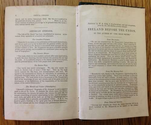 IRISH WITS and WORTHIES=Dr. Lanigan's life + times since 1770=W. J. Fitz-Patrick=1873=DUBLIN=IRELAND