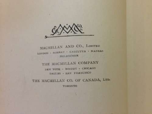 Songs from Books Macmillan`s pocket Kipling RUDYARD KIPLING 1920.