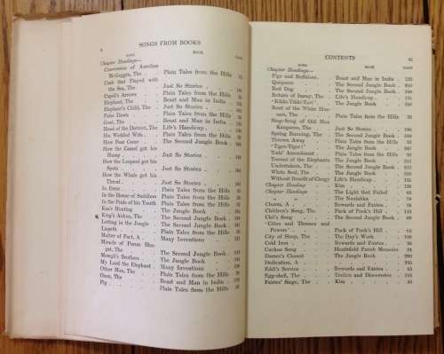 Songs from Books Macmillan`s pocket Kipling RUDYARD KIPLING 1920.