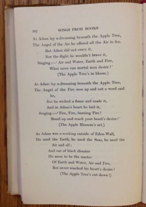 Songs from Books Macmillan`s pocket Kipling RUDYARD KIPLING 1920.