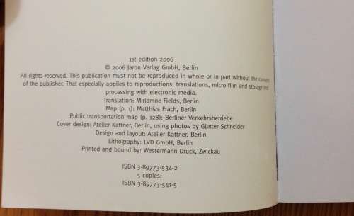 BERLIN ALL-IN-ONE CLEMENS BEEK 2006 TRAVEL EUROPE GERMANY travel book.....