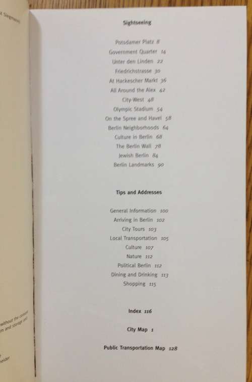 BERLIN ALL-IN-ONE CLEMENS BEEK 2006 TRAVEL EUROPE GERMANY travel book.....