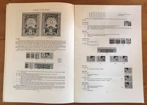 BRUNEI THE HISTORY and a PLATING STUDY ROBSON LOWE THE 1895 ISSUE +ADDENDA and ERRATA 1973 32 pages.