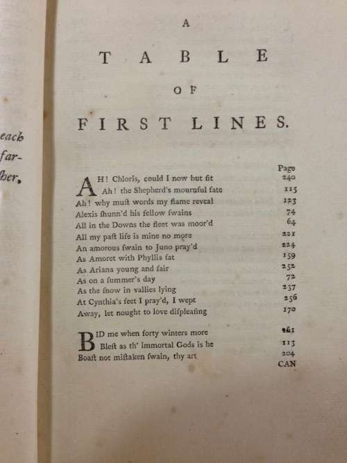 ESSAYS ON SONG WRITING Attributed to JOHN AIKIN 1st Edition 1772 with a collection of English Songs.