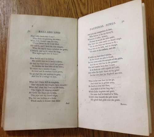 ESSAYS ON SONG WRITING Attributed to JOHN AIKIN 1st Edition 1772 with a collection of English Songs.