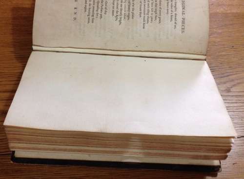 ESSAYS ON SONG WRITING Attributed to JOHN AIKIN 1st Edition 1772 with a collection of English Songs.